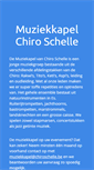 Mobile Screenshot of muziekkapel.chiroschelle.be